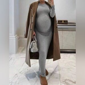 Long Sleeve Maternity Dress